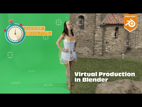 Virtual Production with Chroma Key in Blender