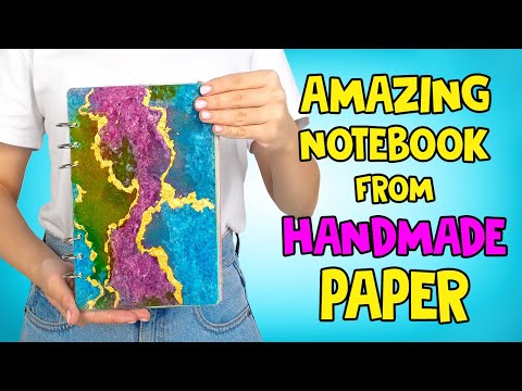 Stunning Handmade Paper Notebook