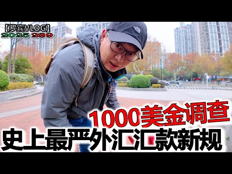 蚂蚁搬家注意！明年史上最严外汇汇款新规，超5000人民币1000美元就要调查存档【罗宾VLOG】