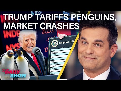 Trump’s Tariffs Send Markets Plunging and Penguins Waddling to a Trade War | The Daily Show
