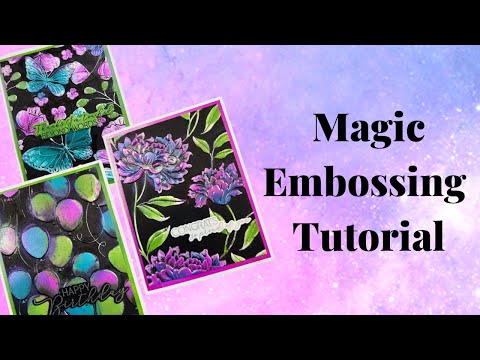 Magic Embossing Tutorial: Create Interference Magic with 3D Embossing Folders