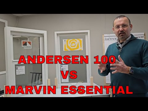 Andersen 100 Fibrex Window vs Marvin Essential Fiberglass Window| Side By Side