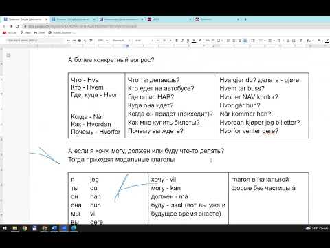 Уроки Норвежского языка для начинающих 😊