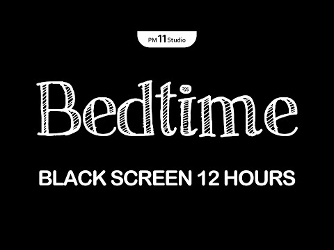 Relax and Sleep – Peaceful Music for Bedtime | Sleeping Music for Deep Sleeping | Black Screen