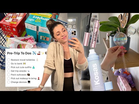 VLOG: What I'm packing, toiletry & snack shopping, trying new makeup 🧳✈️🚢