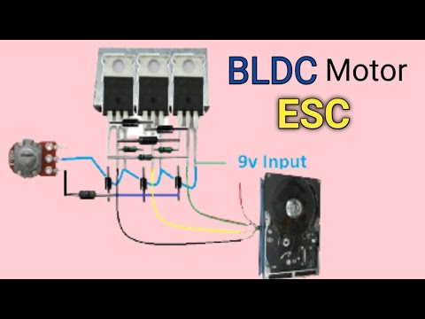 How to Make BLDC Motor Driver  ESC  using Mosfet