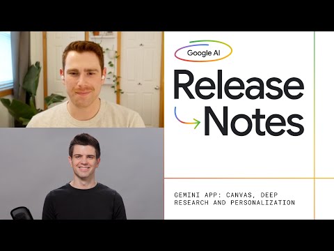 Gemini app: Canvas, Deep Research and personalization