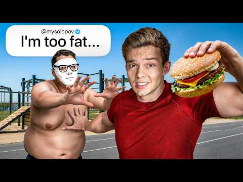 He Hides His Face Because of His Weight, So I Helped Him Get Fit