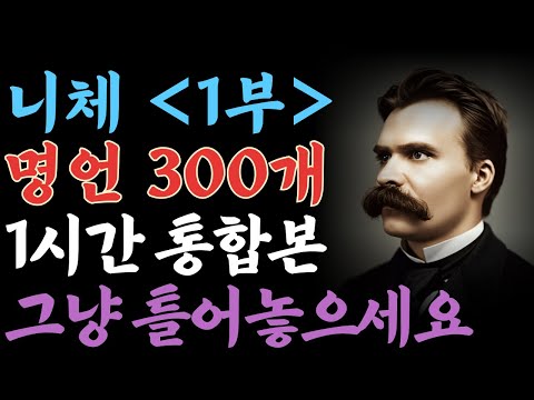 마음이 무너질 때 꼭 들어야 할, 니체 300문장 Vol. 1 | 니체철학 | 오디오북 | 인간관계 | 인생지혜 | 시니어철학 | 시니어심리