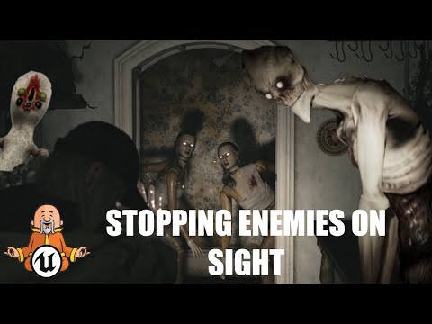 Stop Enemy On Sight - Pawn Sensing UE 5.2 Horror Tutorial