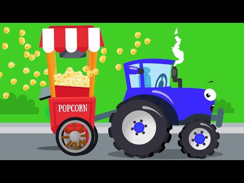 Der Traktor und Freunde - die Autos für Kinder - Bagger Kinderfilm deutsch