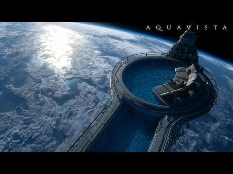Aquavista ⧫ Soothing Space Ambient Soundscape ⧫ Deep Healing SciFi Music