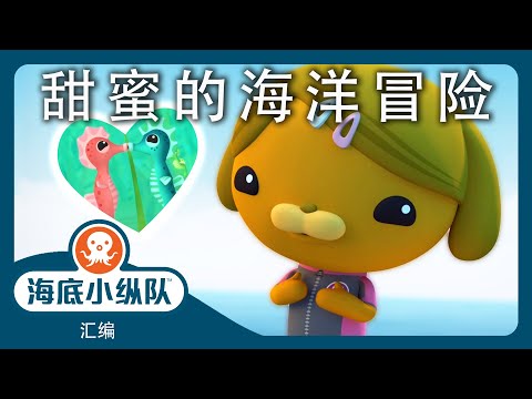 海底小纵队 - ❤️ 甜蜜的海洋冒险 🌊 | 情人节1小时特别节目! | 集完整版