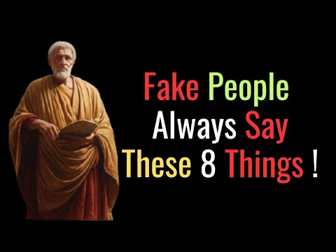 Fake People Always Say These 9 Things  STOICISM