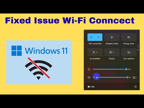 🔧 វិធីជួសជុលបញ្ហា Wi-Fi មិនភ្ជាប់លើ Windows 11 | Fixed Wi-Fi Connection Problem on Windows 11
