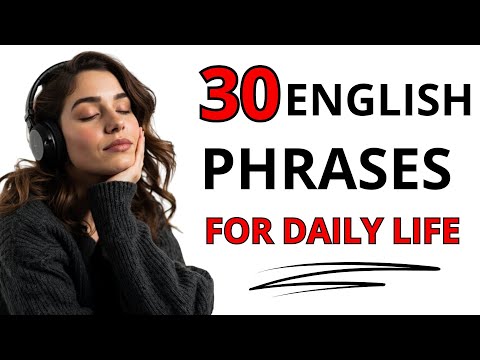 30 English Phrases for Daily Conversations | Everyday English Speaking & Listening Practice