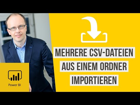Mehrere Dateien in Microsoft Power BI aus einem Ordner importieren