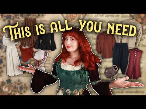 ⚔️ How to Build a Fantasy Capsule Wardrobe From Scratch! Maximize Your Ren Faire Outfits!
