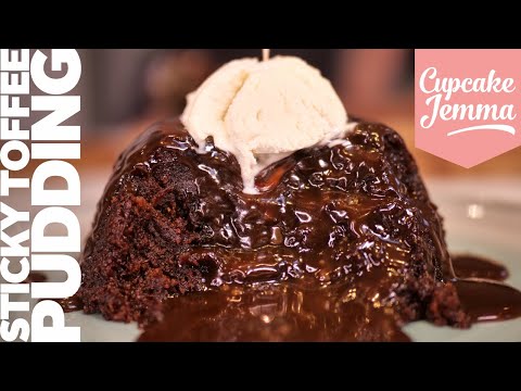 Steamed Sticky Toffee Pudding Recipe & Tutorial | Cupcake Jemma