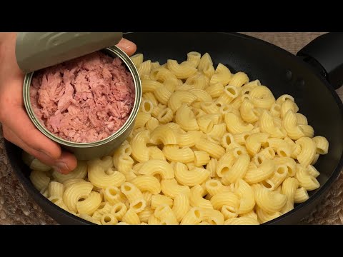 Mix tuna with pasta! I learned this trick in a fancy restaurant!