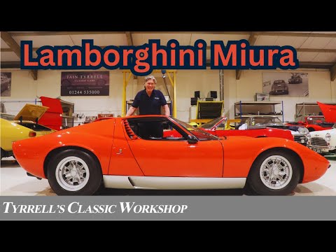 Lamborghini Miura no 23 gets a refresh and sensational road test | Tyrrell's Classic Workshop