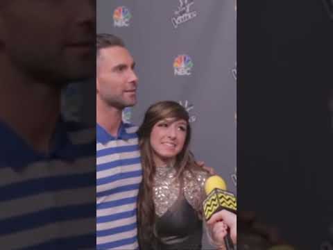 Christina Grimmie, Adam Levine and Blake Shelton interview for The Voice