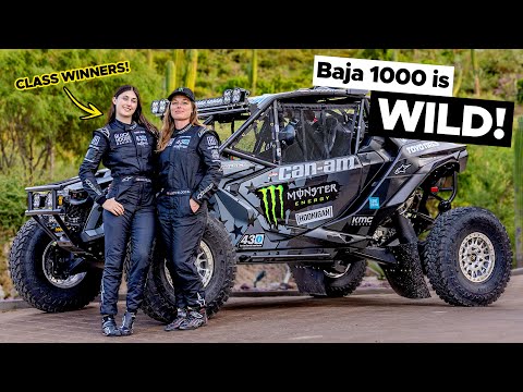 Lia and Lucy Block Race the Baja 1000, for the first time EVER in a Can-Am Maverick R