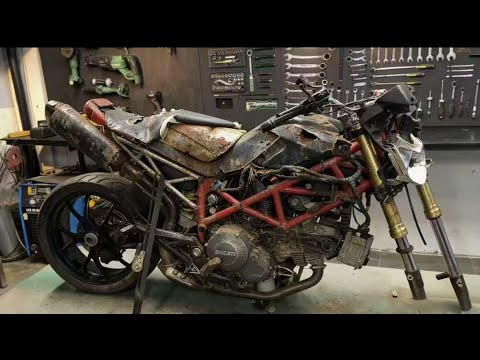 Rescuing a Wrecked Ducati from the Scrapyard | Full Restoration
