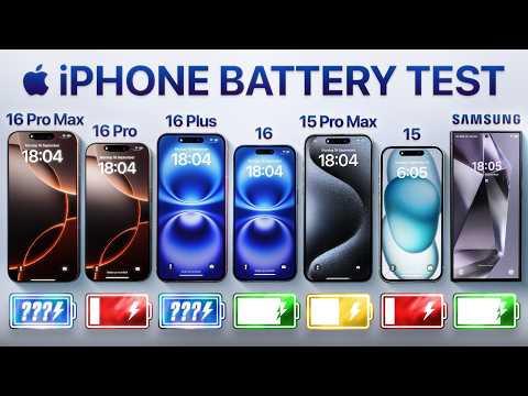 iPhone 16 Ultimate Battery Test!