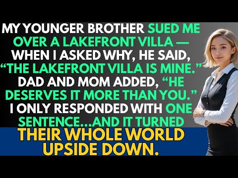 My younger brother sued me over the lakehouse — he said, “The lakehouse is mine ” I only replied…