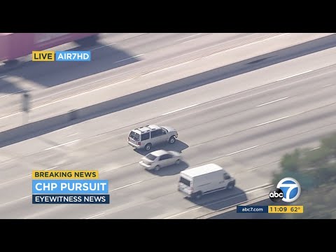 Police chases SUV driver in high-speed pursuit through Los Angeles area | ABC7