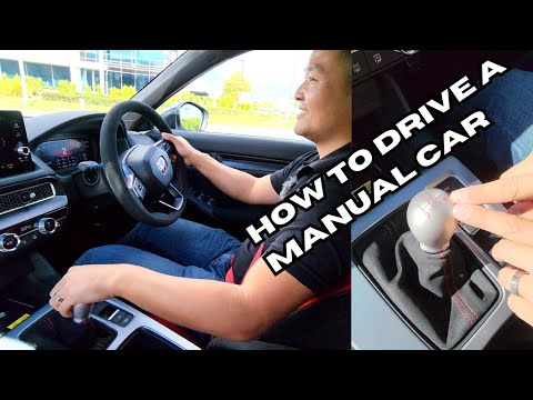 How to drive a manual car - A step by step tutorial using a Honda Civic Type R #howtodrive