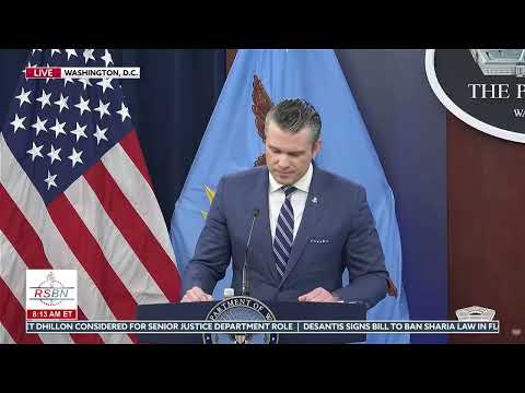 FULL EVENT: Secretary Hegseth and Chairman Caine Address the Press after Iran Ceasefire - 04/08/26
