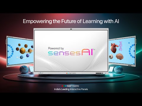 SensesAI™ | Best Smart Board for Teaching in 2025 – Digital Classroom & Interactive Panel Review
