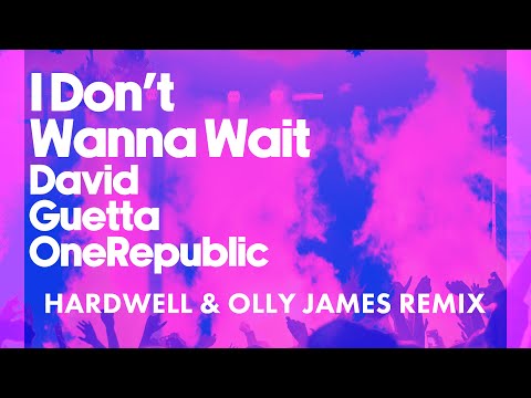David Guetta &amp; OneRepublic - I Don't Wanna Wait (Hardwell &amp; Olly James remix) [Visualizer]