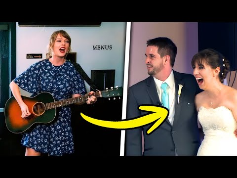Celebrities Surprising Fans at Their Weddings | Heartwarming Celebrity Moments