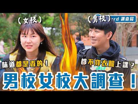 讀完男女校會恐男/女嗎？不敢看直男、遇到女生退三步？若要重選！大家答案驚人一致！【男校女校經驗談】Dcard調查局｜Dcard.Video