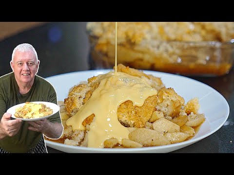 Easiest AUTUMN Dessert Classic Apple Cobbler – Warm & Buttery!