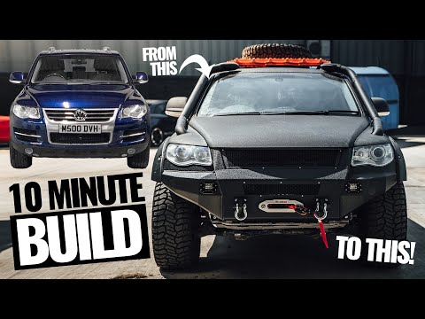 Building our 352bhp V10 TDI BLE Touareg in 10 Minutes!