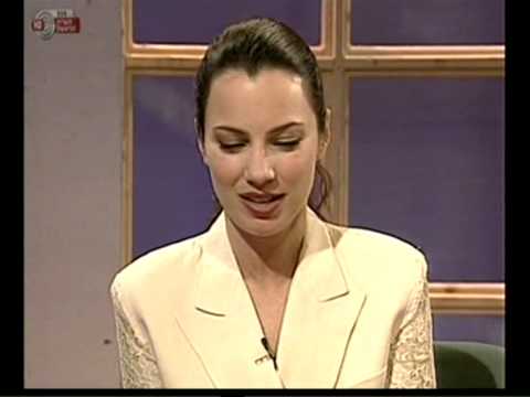 יאיר לפיד מארח את פראן דרשר 1995 Fran Drescher's interview in Israel
