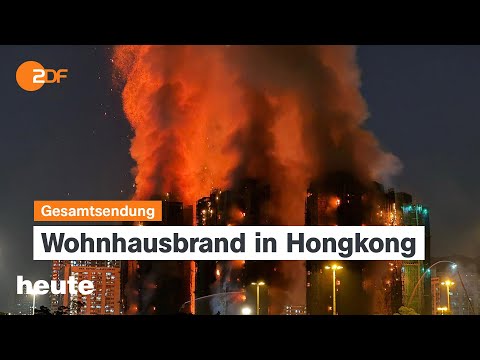 heute 19 Uhr vom 26.11.2025: Haushaltswoche im Parlament, Großbrand in Hongkong
