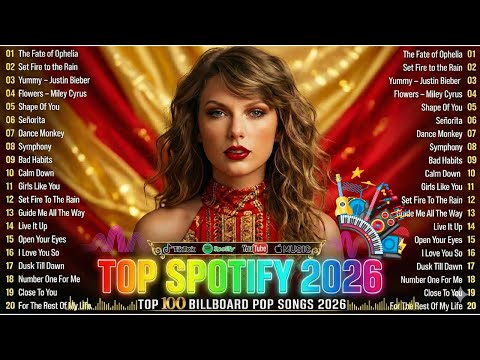 Spotify Pop Hits 2026🌊 Best Of Rihanna, Taylor Swift, Bruno Mars, Adele, Maroon 5, Lady Gaga