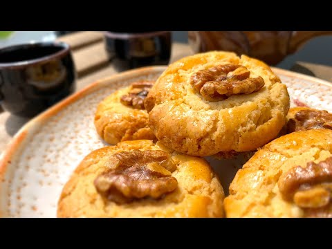 簡易合桃酥製作|完美核桃酥 | 100% 成功率 | Walnut Cookies