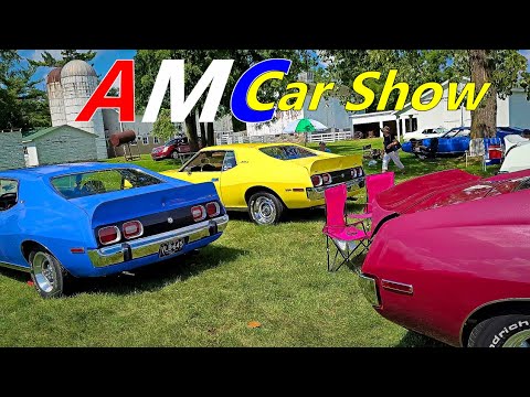 AMC car show (American Motors ONLY!) Livonia Michigan classic cars muscle cars Javelin Gremlin AMX