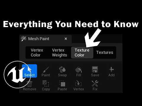Texture Color Tool in Unreal Engine 5.5 | Mesh Painting on Nanite Meshes (DEEP DIVE)
