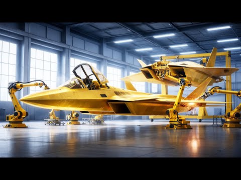 The Golden Dragon: Building a 24K Gold J-20 Stealth Fighter – Airframe Assembly