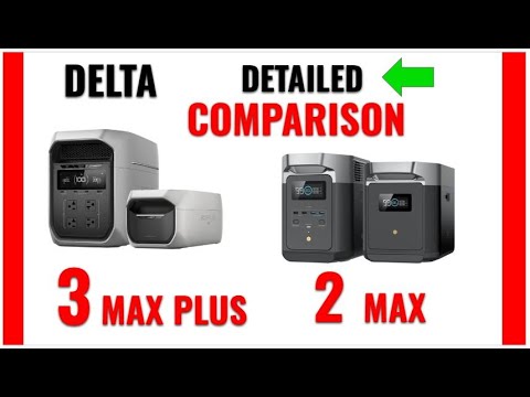 MAX 3 vs MAX 2 EcoFlow Delta Max Comparison