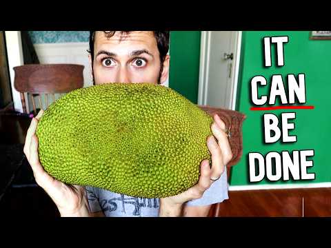 How to Make Fake Meat from a RIPE Jackfruit - (The Cempedak Mandai Technique)