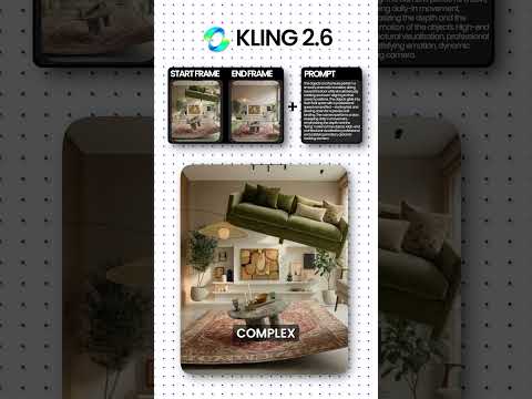 How I animate INTERIORS now with AI #klingai #archviz #architecture