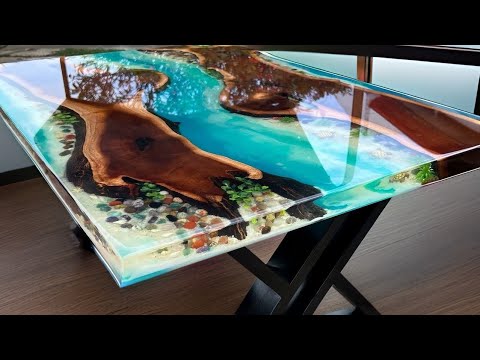 Process of Making  Epoxy Table